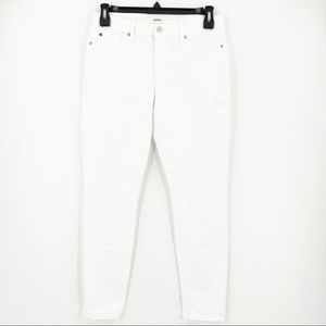 Hudson Jeans Collin White Skinny Leg Jean